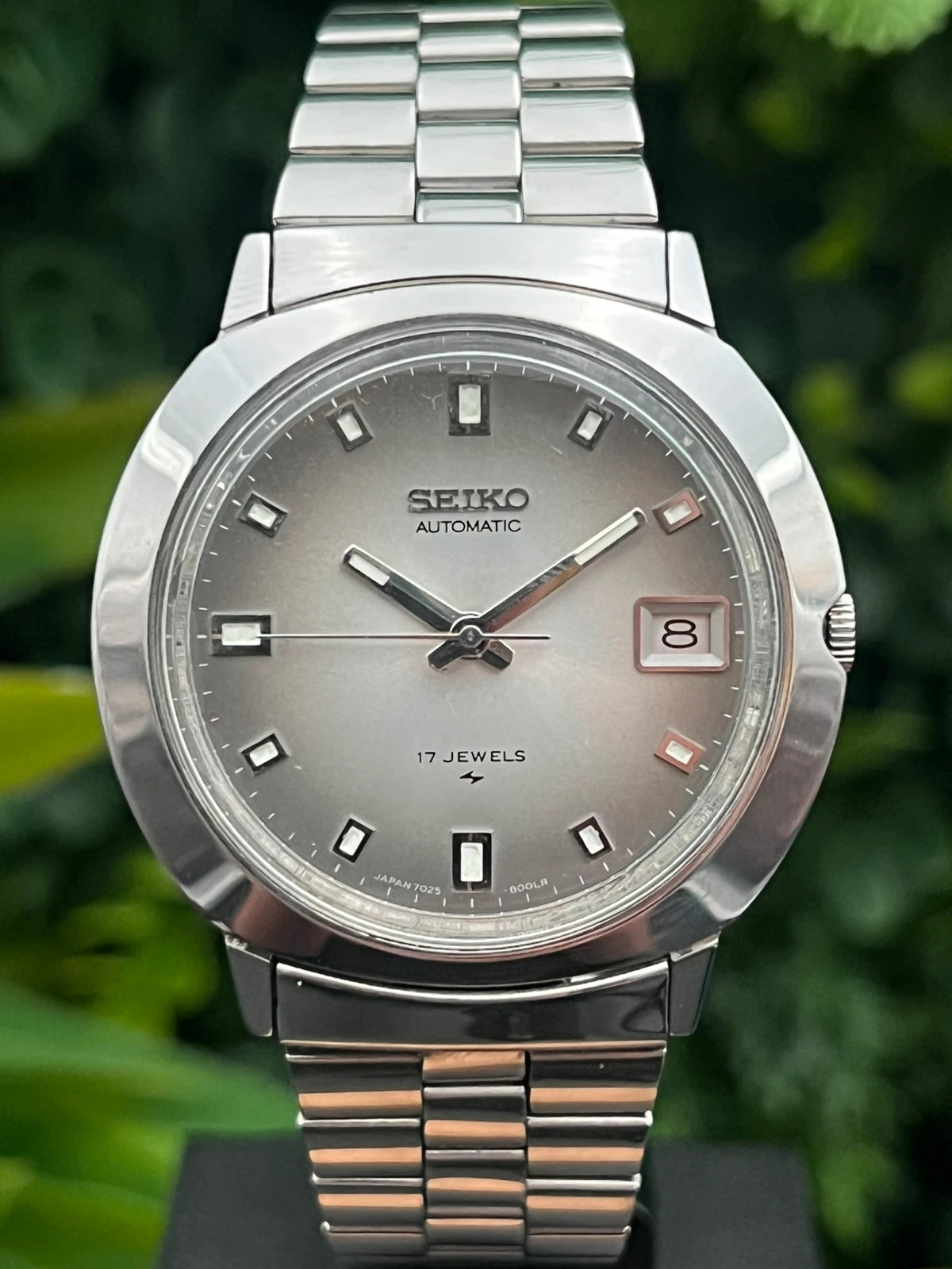 Vintage Seiko Automatic Smokey Cushion 7025-8000 (est 1976)