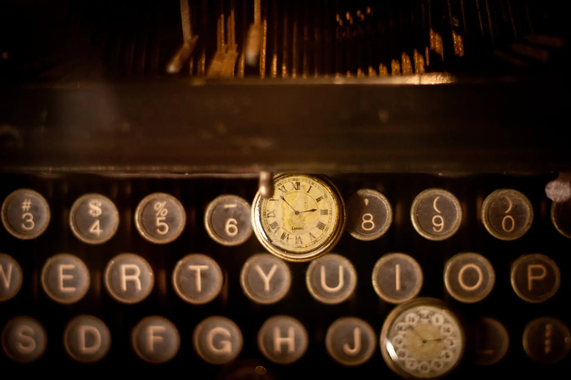 Barbosa Watches atelier, vintage watch on the workbench